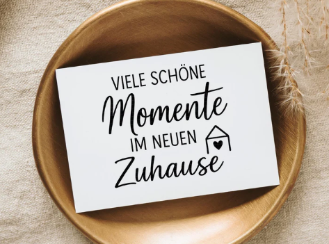 Viele schöne Momente im neuen Zuhause
